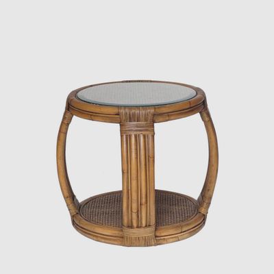 Cayman Rattan Hamptons Side Table Natural