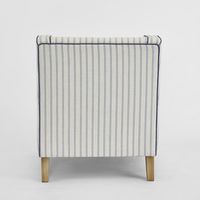 Bondi Hamptons Armchair Blue Pinstripe
