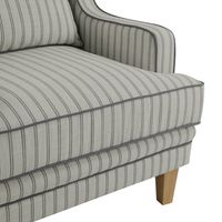 Bondi Hamptons Armchair Blue Pinstripe