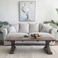 Slip Cover Only - Avalon Hamptons 3 Seat Sofa Cloud Stripe