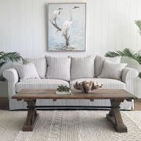 Slip Cover Only - Avalon Hamptons 3 Seat Sofa Cloud Stripe
