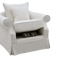 Slip Cover Only - Avalon Hamptons Armchair Ivory