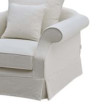 Slip Cover Only - Avalon Hamptons Armchair Ivory