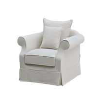 Slip Cover Only - Avalon Hamptons Armchair Ivory