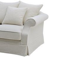 Slip Cover Only - Avalon Hamptons 2 Seat Sofa Ivory