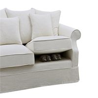 Slip Cover Only - Avalon Hamptons 2 Seat Sofa Ivory