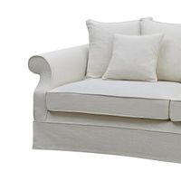 Slip Cover Only - Avalon Hamptons 3 Seat Sofa Ivory