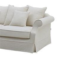 Slip Cover Only - Avalon Hamptons 3 Seat Sofa Ivory