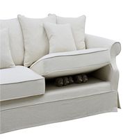 Slip Cover Only - Avalon Hamptons 3 Seat Sofa Ivory