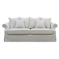 Slip Cover Only - Avalon Hamptons 3 Seat Sofa Ivory