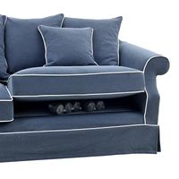 Slip Cover Only - Avalon Hamptons 3 Seat Sofa Navy