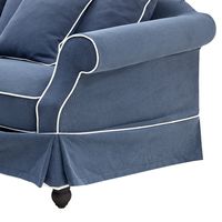 Slip Cover Only - Avalon Hamptons 3 Seat Sofa Navy