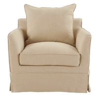 Slip Cover Only - Noosa Hamptons Armchair Beige