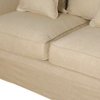 Slip Cover Only - Noosa Hamptons 3 Seat Sofa Beige