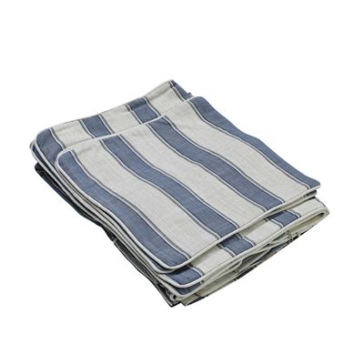 Slip Cover Only - Noosa Hamptons Armchair Blue Sky Stripe