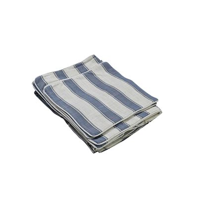 Slip Cover Only - Noosa Hamptons 3 Seat Sofa Blue Sky Stripe