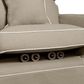 Slip Cover Only - Noosa Hamptons 1.5 Seat Sofa Natural W/White Piping