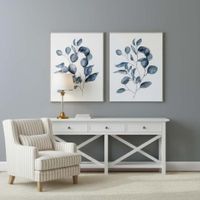 Bondi Hamptons Armchair Natural Stripe W/White Piping