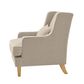 Bondi Hamptons Armchair Natural W/White Piping