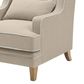 Bondi Armchair Nat/White Piping