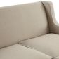 Bondi Hamptons 2 Seat Sofa Natural W/White Piping
