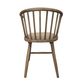 Round Curved Strip Back Elm Wood Dining Chair Natural