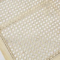 Amalfi Elm Wood and Rattan Bar stool Natural