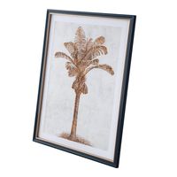 Luxe Golden Palms In Navy Frame With Gold Set 2