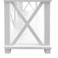 Sorrento White 3 Drawer Console