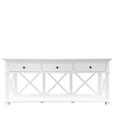 Sorrento 3 Drawer 190 cm Hamptons Console White