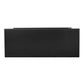 Sorrento Hamptons 130cm 2 Drawer Console Black