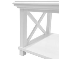 Sorrento Hamptons Rectangle 119cm Coffee Table White