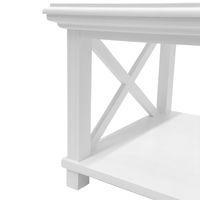 Sorrento Hamptons Rectangle 119cm Coffee Table White