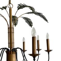 Palm Leaves Iron Chandelier 8 Lights