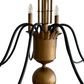 Palm Leaves Iron Chandelier 8 Lights