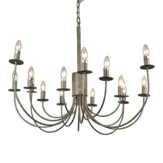 16 Arm Taupe Chandelier