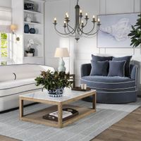 9 Arm Taupe Iron Chandelier 9 Lights