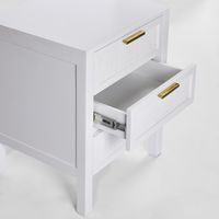 Santorini Bedside 3 Drawers White