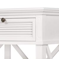 West Beach 3 Drawer Hamptons 190cm Console White