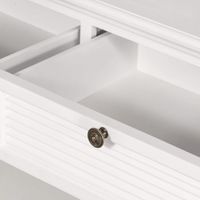 West Beach 3 Drawer Hamptons 190cm Console White