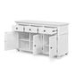 West Beach 3 Door Buffet White