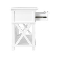 West Beach Hamptons Bedside Table W/Drawer White