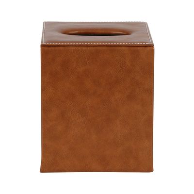 Genieve Square Tissue Box Tan