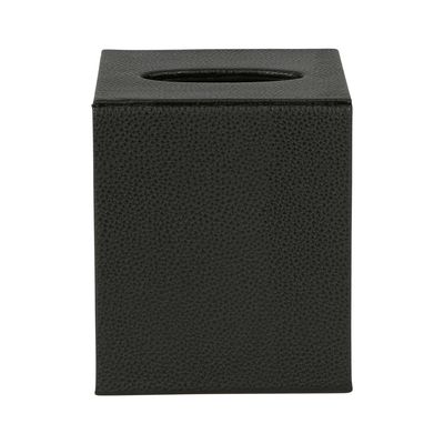 Lulu Square Tissue Box Black