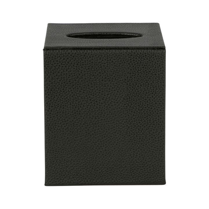 Lulu Square Tissue Box Black