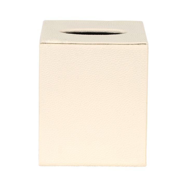 Lulu Square Tissue Box Cream