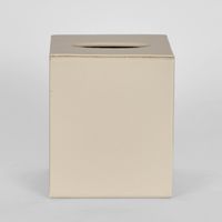 Lulu Square Tissue Box Cream