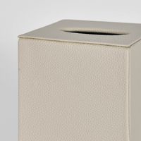 Lulu Square Tissue Box Cream