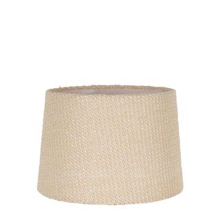 Paper Weave Drum Lamp Shade Medium Ivory
