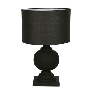 Coach - Black - Turned Wood Ball Balustrade Table Lamp